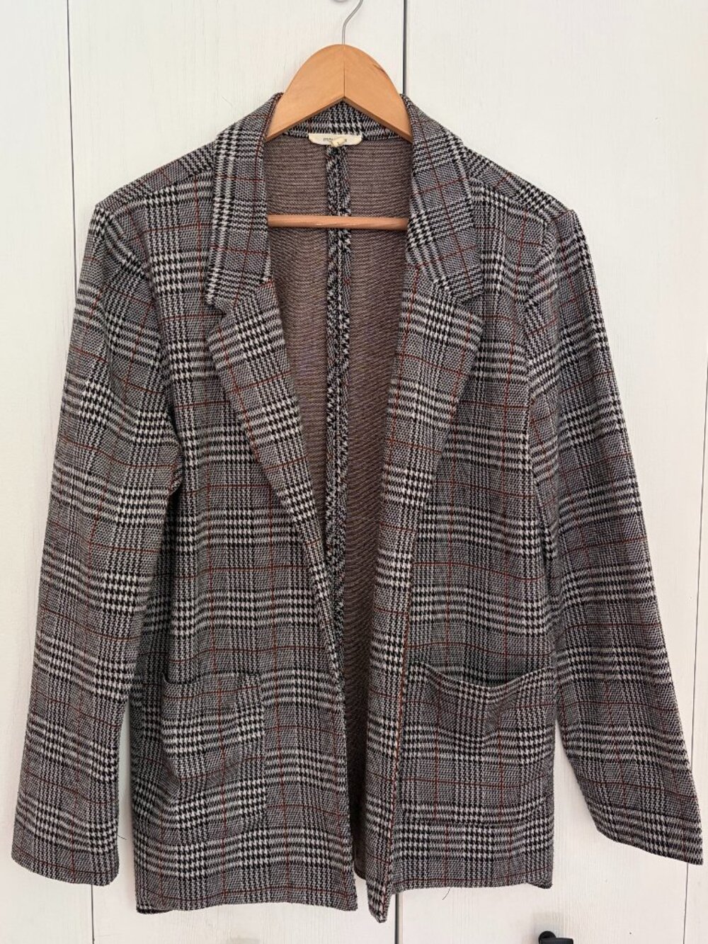 Plaid Maurices Blazer Jacket - Size Large